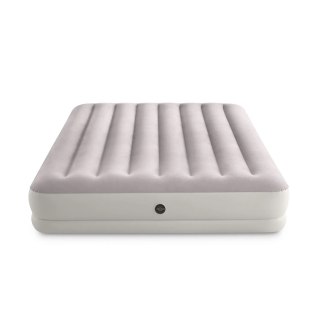Materac Dmuchany Dwuosobowy 203x152x30 Cm Z Pompką Elektryczną Łóżko Intex 64179