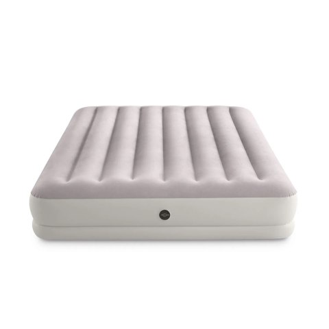 Materac Dmuchany Dwuosobowy 203x152x30 Cm Z Pompką Elektryczną Łóżko Intex 64179