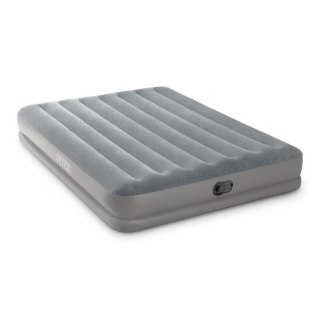 Materac Dmuchany Dwuosobowy 203x152x30 Cm Z Wbudowaną Pompką Elektryczną Intex 64114