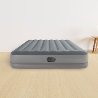 Materac Dmuchany Dwuosobowy 203x152x30 Cm Z Wbudowaną Pompką Elektryczną Intex 64114