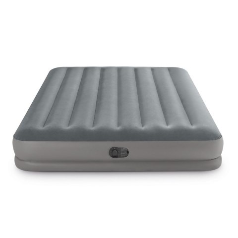 Materac Dmuchany Dwuosobowy 203x152x30 Cm Z Wbudowaną Pompką Elektryczną Intex 64114