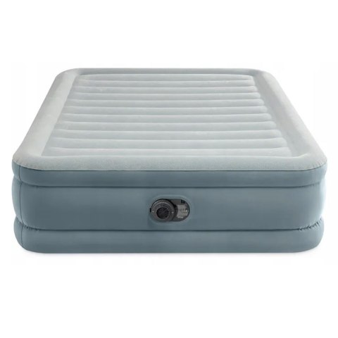 Materac Dmuchany Dwuosobowy 203x152x46 Cm Z Wbudowaną Pompką Elektryczną Intex 64824