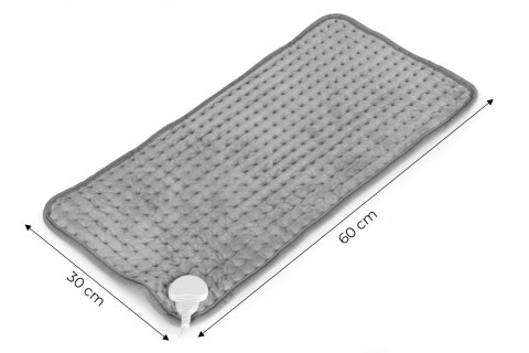 Poduszka Elektryczna 60x30 Cm Mata Grzewcza Z Pilotem 10 Poziomów Grzania 75w Modernhome