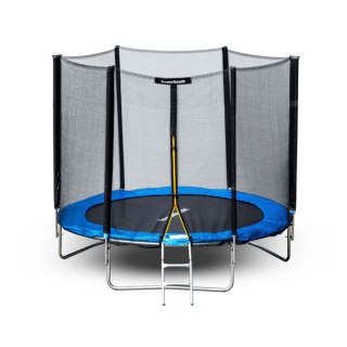 Trampolina Ogrodowa Z Siatką Zewnętrzną O Średnicy 10 Ft 304-312 Cm + Drabinka