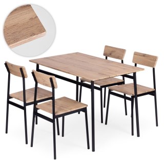 Zestaw Mebli Do Jadalni Kuchni Stół + 4 Krzesła Malmo Modernhome