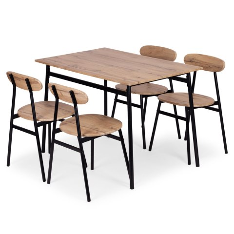 Zestaw Mebli Do Jadalni Kuchni Stół + 4 Krzesła Oslo Modernhome