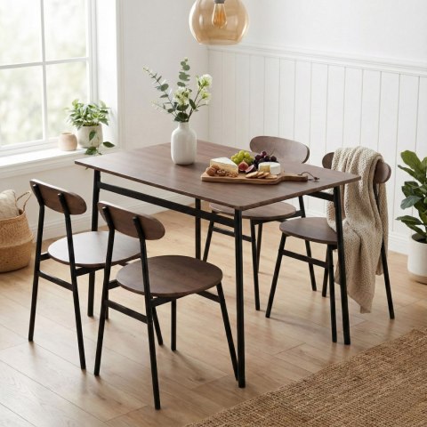 Zestaw Mebli Do Jadalni Kuchni Stół + 4 Krzesła Oslo Modernhome