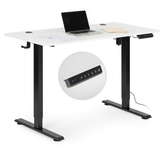 Biurko Elektryczne Regulowane 120x60 Cm Regulacja Wysokości 72-117 Cm Modernhome