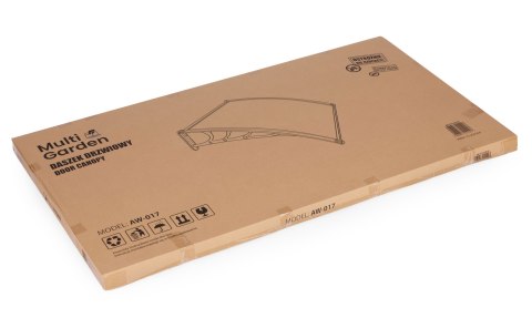 Daszek Nad Drzwi 100x80 Cm Zadaszenie Osłona Poliwęglan Multigarden
