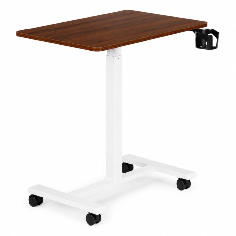 Mobilne biurko regulowane 70x48 cm stolik pod laptopa regulacja wysokości 71,5-112 cm ModernHome