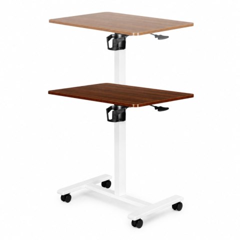 Mobilne biurko regulowane 70x48 cm stolik pod laptopa regulacja wysokości 71,5-112 cm ModernHome