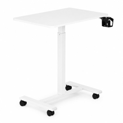 Mobilne biurko regulowane 70x48 cm stolik pod laptopa regulacja wysokości 71,5-112 cm ModernHome