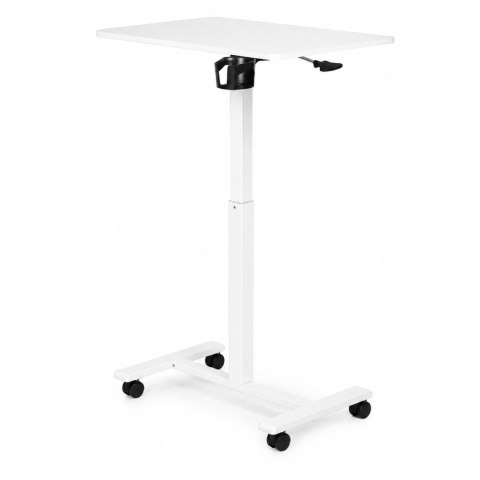 Mobilne biurko regulowane 70x48 cm stolik pod laptopa regulacja wysokości 71,5-112 cm ModernHome