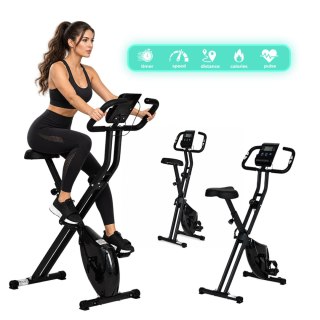 Rowerek stacjonarny magnetyczny składany 8 poziomów oporu 120 kg MOVEPRO