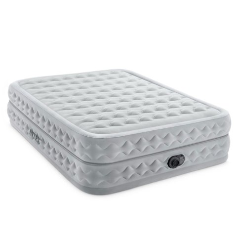 Duży materac dmuchany dwuosobowy 203x152x51 cm z wbudowaną pompką elektryczną łóżko INTEX 64490