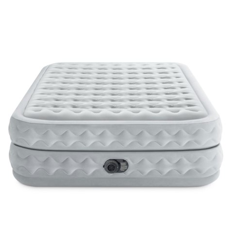 Duży materac dmuchany dwuosobowy 203x152x51 cm z wbudowaną pompką elektryczną łóżko INTEX 64490
