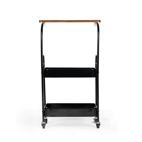 Regał metalowy na kółkach wózek z blatem 3 poziomy kuchnia salon loft ModernHome