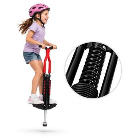 Pogo drążek do skakania jump stick skoczek dla dzieci do 80 kg czarny