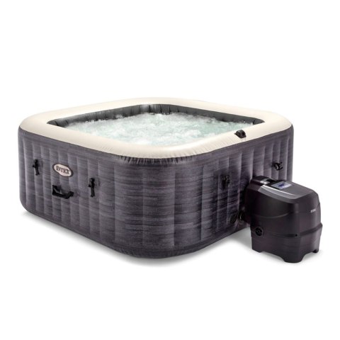 Nadmuchiwane Spa Kwadratowe Basen Z Hydromasażem 4 Os. 175x71 Cm Akcesoria Premium Intex 28450