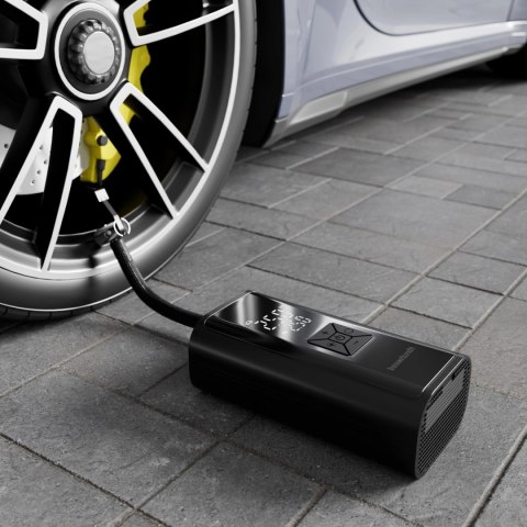 Elektryczna Pompka Rowerowa Kompresor Do Opon Powerbank 6000mah