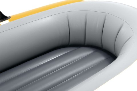 Ponton Dmuchany 2-osobowy 236x114 Cm PVC 0,45 Mm Pompka 2 Wiosła