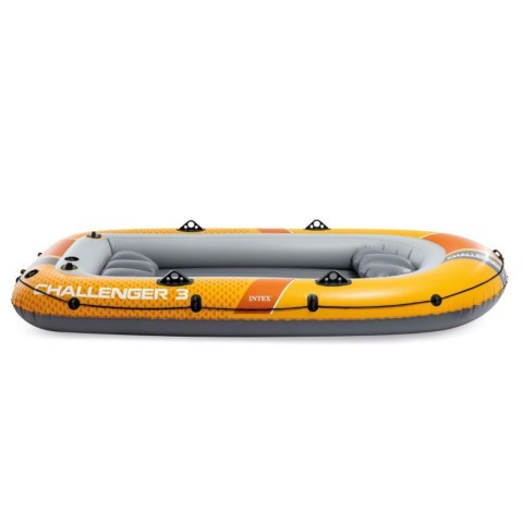 Ponton Dmuchany 3-osobowy PVC 295x137 Cm Z Wiosłami I Pompką