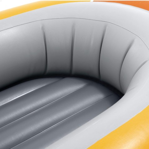 Ponton Dmuchany 3-osobowy PVC 295x137 Cm Z Wiosłami I Pompką