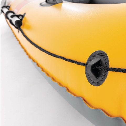 Ponton Dmuchany 3-osobowy PVC 295x137 Cm Z Wiosłami I Pompką