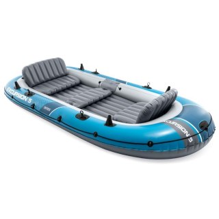 Ponton Dmuchany Excursion 5 5-Osobowy Pompka 2 Wiosła Torba Intex 66325