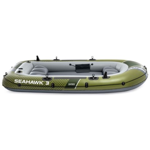 Ponton Dmuchany 3-osobowy PVC 0,58 Mm Z Wiosłami I Pompą
