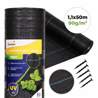 Agrowłóknina Antychwastowa 1,1x50 M Polipropylen 90 G/m²