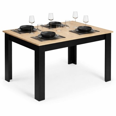 Stół Prostokątny Do Kuchni Jadalni Dla 4 Osób 120x80 Cm Dąb Sonoma
