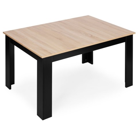 Stół Prostokątny Do Kuchni Jadalni Dla 4 Osób 120x80 Cm Dąb Sonoma
