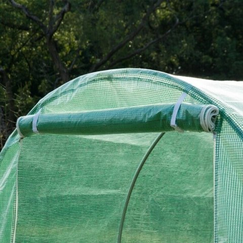Szklarnia Tunel Ogrodowy Foliowy 4x2x2 M 8 M² Metalowy Stelaż Folia UV