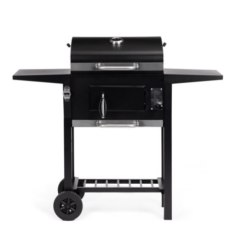 Grill Węglowy Ogrodowy Z Pokrywą I Termometrem 109x43,5 Cm