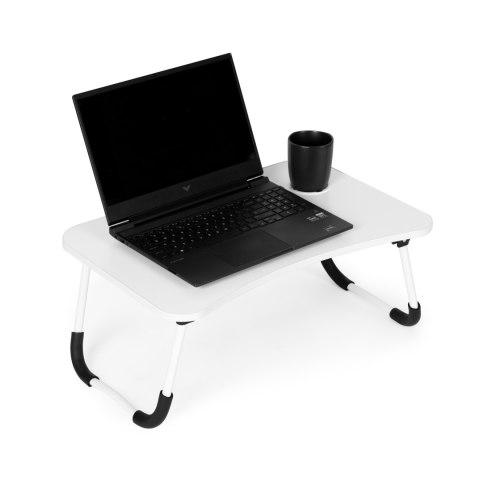 Podstawka Pod Laptopa Składana Stolik Do Łóżka 60x40 Cm Biała