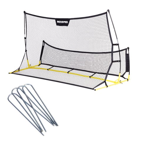 Rebounder Trenażer Piłkarski Dwustronny 220x120 Cm