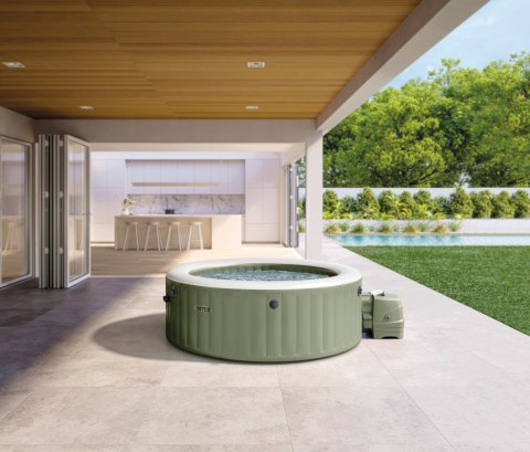 Nadmuchiwane SPA basen z hydromasażem 4 os. 196x71 cm akcesoria premium INTEX 28426NP