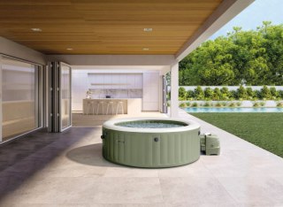 Nadmuchiwane SPA basen z hydromasażem 6 os. 216x71 cm akcesoria premium INTEX 28428NP