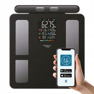 Waga Łazienkowa Analityczna 15 Parametrów Bluetooth LCD 180 Kg