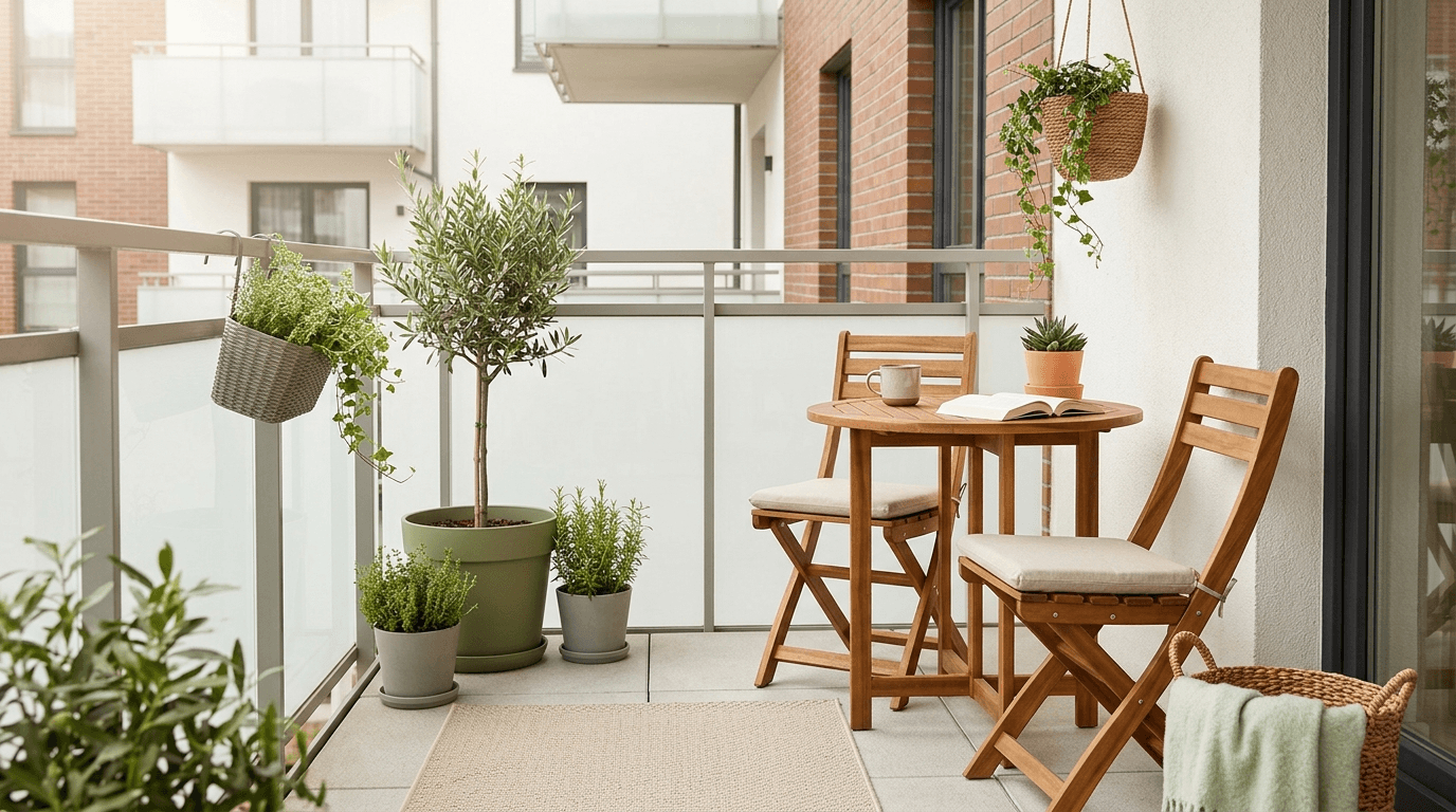 Jakie meble wybrać na mały balkon?